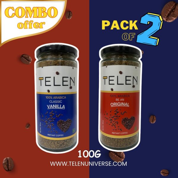 Combo Pack Of 2 (100g) Vanilla & Original Flavour