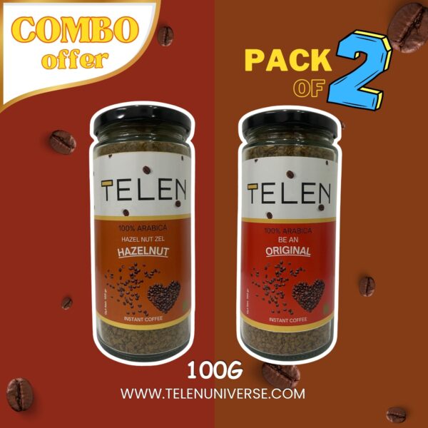 Combo Pack OF 2 (100g) Hazelnut & Original Flavour