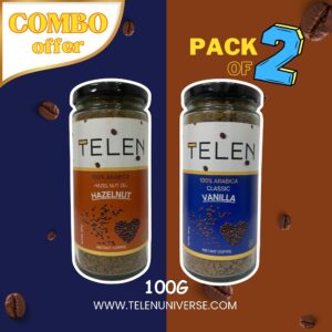 Combo Pack Of 2 (100g) Hazelnut & Vanilla Flavour