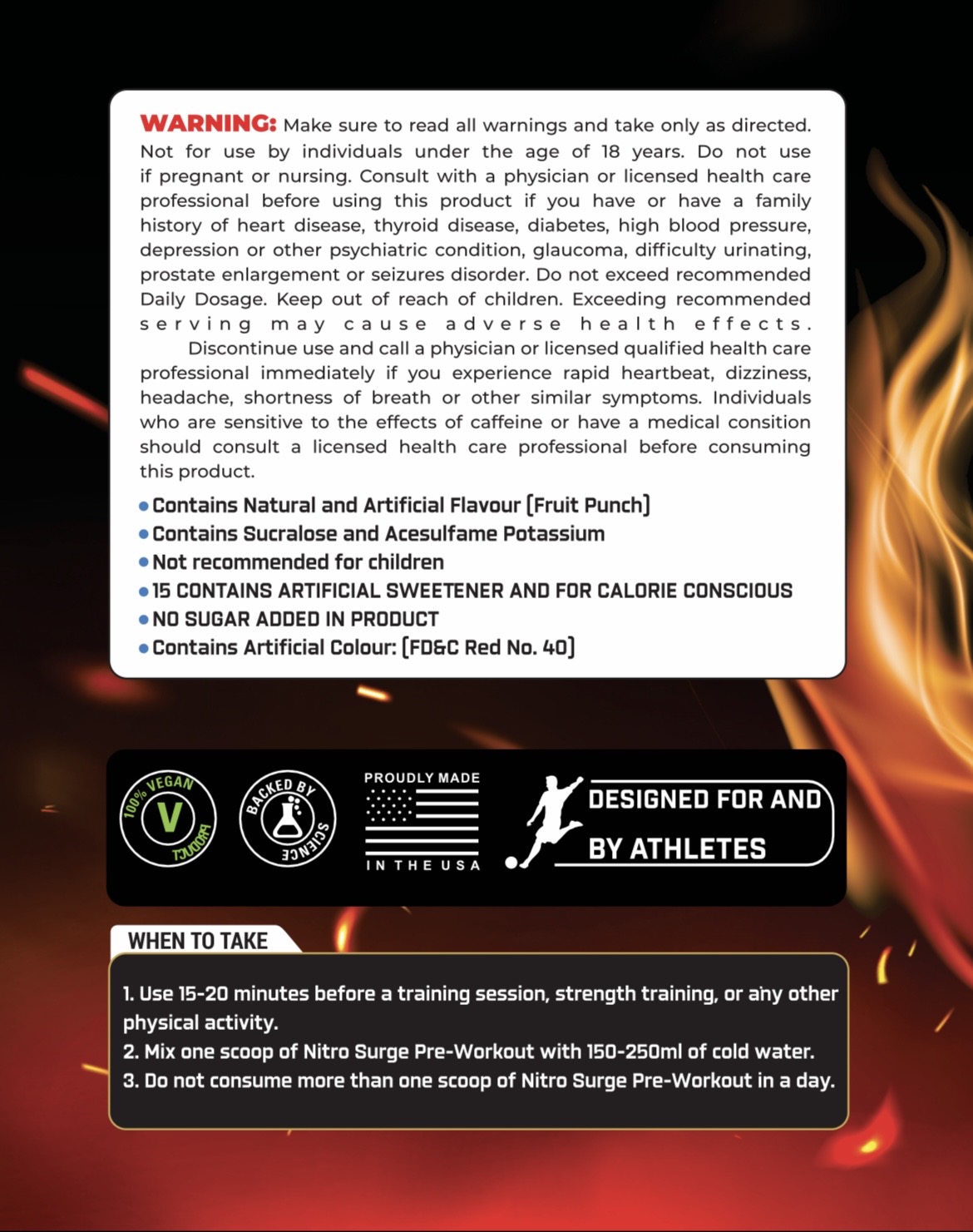 TELENFUSION “NITRO SURGE “ PREWORKOUT - Image 4